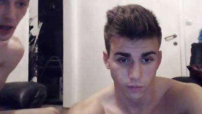 Home sex tape with bog cock and beautifull boy cams.enat.ro, Big Cock, Blowjob, Handjob