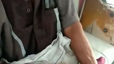 assian daddy watching porn movie driver mini car, Amateur, Asian, Handjob, Gay