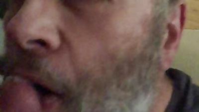 BiWM Sucks Cock to Completion - CIM Swallow Cum Play, Amateur, Blowjob, Old And Young