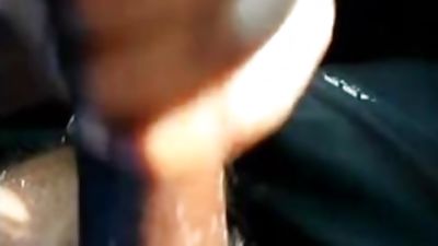 Summer Worker-Public Stroker, Black, Handjob, Masturbating