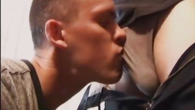 gagging the 10-pounder, Big Cock, Blowjob, Gay