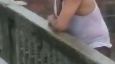 Pakistani Daddy Caught Masturbating, Masturbating, Outdoor, Gay, Caught