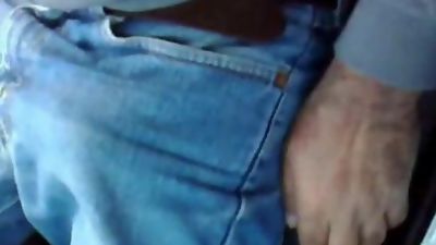 Uncut Italian daddy in the car, Old And Young, Outdoor, Daddies