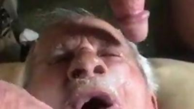 Morning Cream For Grandpa, Big Cock, Blowjob, Interracial, Gay, Aya Kamiki