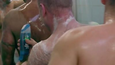 Miners in the shower, Mature, Gay, Bears, Shower