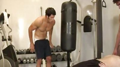 nasty homosexual three-some With penis juice flow, Cumshot, Threesome, Gay