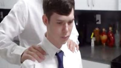 'Priest Rubs And Rides Nubile boyz rod', Teen, Uniform, Leather