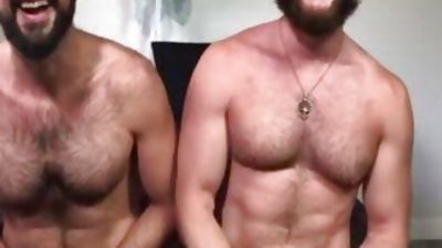 Muscled hirsute And Bearded, Blowjob, Hairy, Muscle