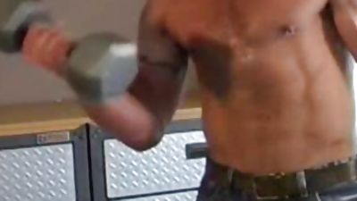 Brock Magnum Jerks Off And Cums Twice, Masturbating, Jerking, Sperm