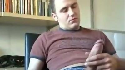 Guy musturbed huge load beautiful cock, Big Cock, Masturbating, Gay