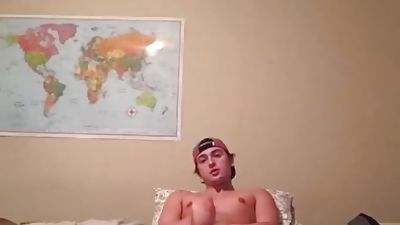 Str8 Boy Masyn Thorne inside during Quarantine Strokes his Cock for Members, Cumshot, Masturbating, Solo, Broke Straight Boys