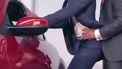 Fuel injection - At the car shop, Anal, Big Cock, Blowjob