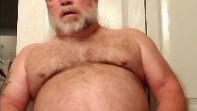 Dad's Intense Orgasm, Masturbating, Orgasm, Gay