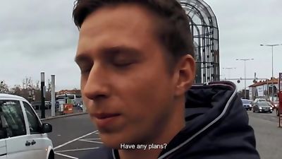 Czech amateur accept money for raw pov butt fucking, Amateur, Blowjob, Homemade, Czech Hunter