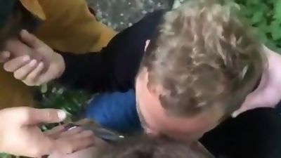 Crusing, Exhib, Public Park, Amateur, Blowjob, Group Sex