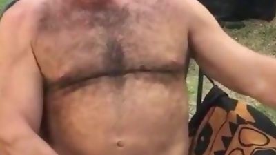 Hung hairy daddy cum shot, Hairy, Handjob, Old And Young