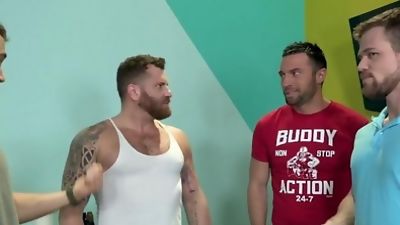 RagingStallion - Getting Off At Work Increases Productivity, Big Cock, Deepthroat, Reality, Raging Stallion