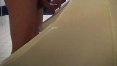 Spy toilet in the gym, Gay, Gym, Spy