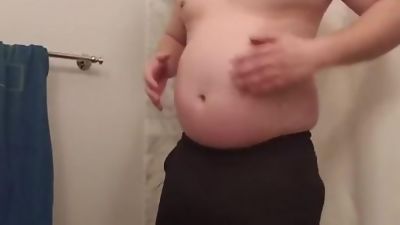 Ex jock tries on clothes, Blonde, Solo, Gay, Romantic