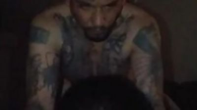 Tatted up mexican thug fucking me hard, Big Cock, Gay, Bareback