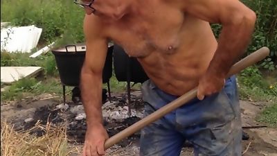 My penis is out, Massage, Masturbating, Gay