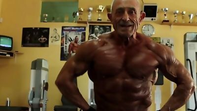 Bodybuilder Mature Daddy Manuel Vanbruna (No Sex With Music), Mature, Webcam, Gay