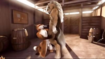 A Fox in The Stable, Anal, Big Cock, Blowjob, Gay