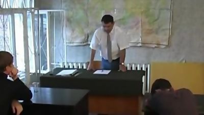 mike is Studying in the classroom... What happens whe the teacher goes out?, European, Solo, Teen