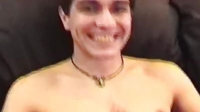 Hairy nerd gets bushy cock worshiped, Amateur, Blowjob, Hairy