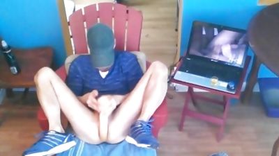 Dildo play #1, Big Cock, Dildo, Webcam, Gay, Shoes