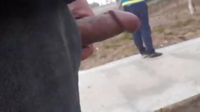 Old Chinese Man Seduces a young man in the Public, Amateur, Handjob, Mature, Old Man