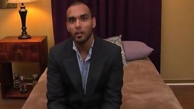 Dark and Handsome SEAN BRADY, Black, Hairy, Masturbating