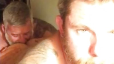 Bear Eating Some Cub Ass, Ass, Mature, Gay