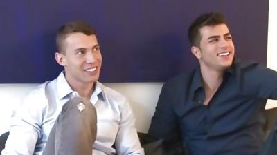 Auditions 37 Balls to the Wall - Scene 1, Orgasm, Hunks, Jerking, Lucas Entertainment, Harry Louis