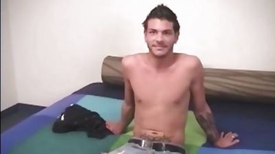 horny dude gets Tony's raw cock, Blowjob, Handjob, Pornstar, Gay