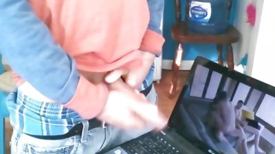 New home morning edging jerk off session #13, Big Cock, Masturbating, Solo