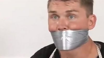 Gagged tightly, European, Fetish, Reality