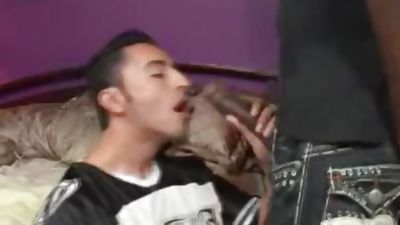 Interracial Cock Sucking Thuggin', Big Cock, Blowjob, Interracial, Gay Porn Interracial