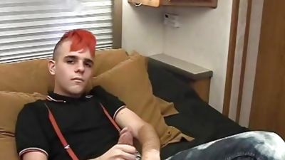 Cock Rock - Scene 1, Cumshot, Masturbating, Threesome