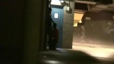 Stairway Loving, Amateur, Blowjob, Outdoor, Gay Violations