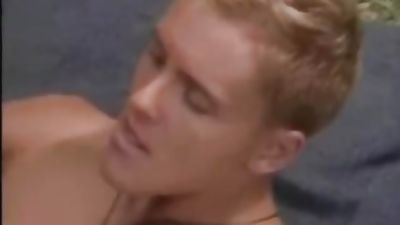 Outdoor threesome with Brad Patton, Pete Ross, & Peter Morales., Blowjob, Cumshot, Handjob, Gay