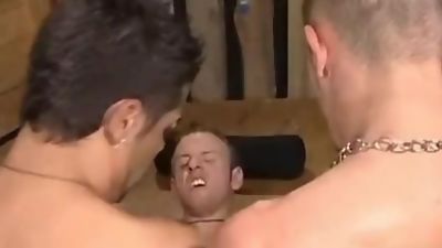 MILITARY THREEESOME, Ass, Cumshot, Fingering