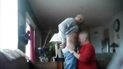 Stud daddy stops by - hidden cam, Blowjob, Hidden Cam, Gay
