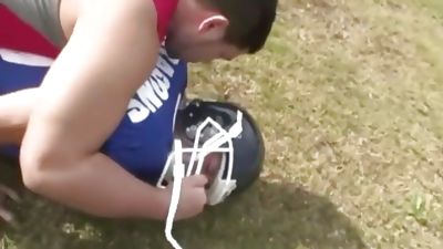 Athlete's Bareback Fuck in the Stadium, Asian, Big Cock, Gay