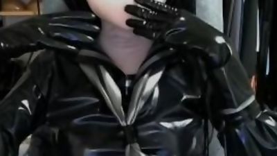 LatexKigurumi Breathplay Climax, Big Cock, Orgasm, Teen
