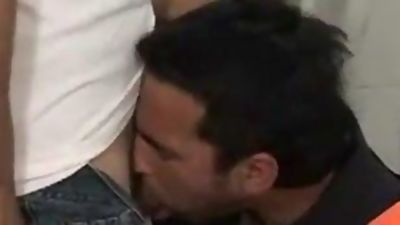 Yummy Restroom Sex, Anal, Big Cock, Gay