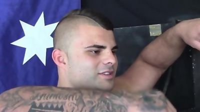 Str8 Aussie Buff, Gloryhole, Interracial, Gay