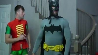 Future Pimp Makes Batman dril Robin - Lance Hart, Mason Lear & Ricky Larkin, Blowjob, Cumshot, Uniform, Gay, Lance Hart, Ricky Larkin, Mason Lear