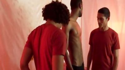 Two boyz Take Turns Worshipping BBC, Big Cock, Black, Threesome