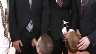 Mormonboyz - Elder Buckley & Elder Riley - Bishop Angus, Patriarch Smith & Brother Newman, Mature, Teen, Gay, Bishop Angus